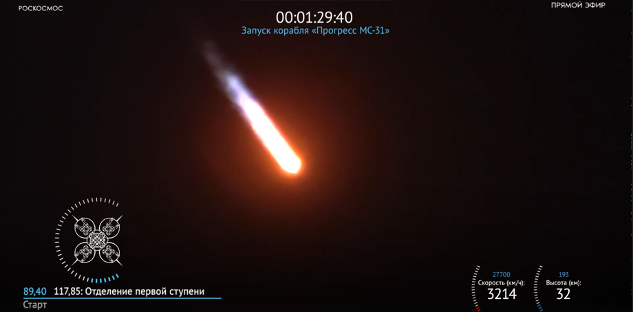 Полёт ракеты-носителя «Союз-2.1а»