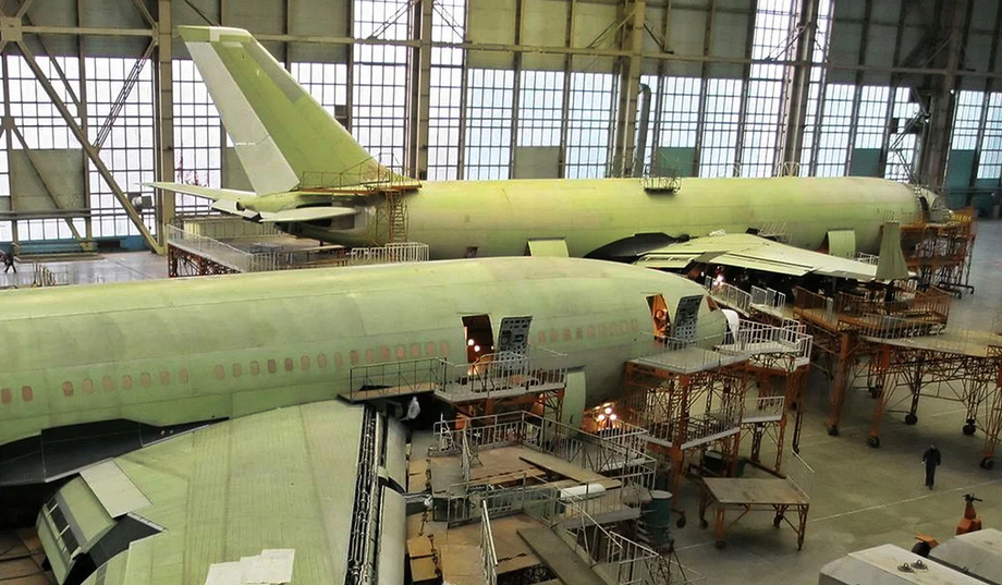 Производство Ту-214