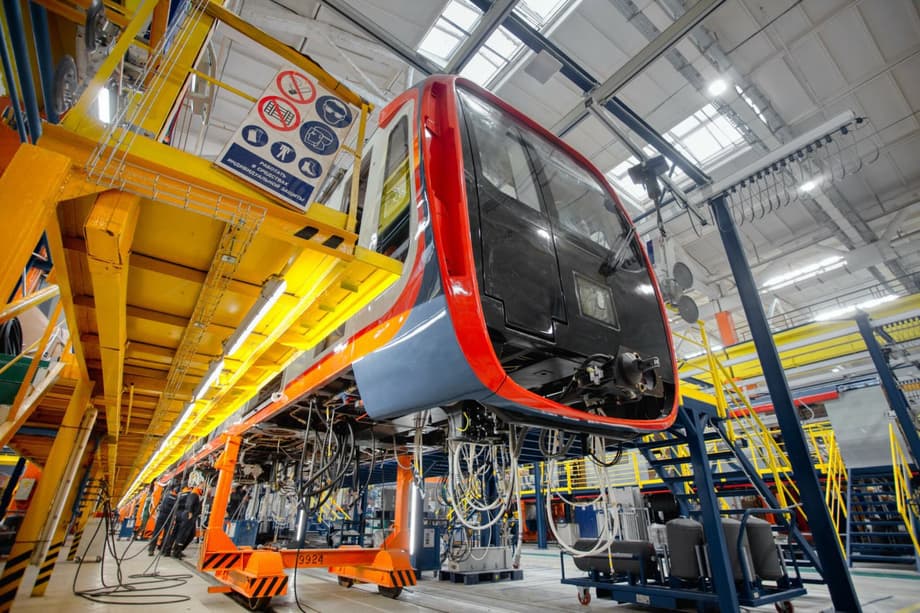 Production technological assembly line