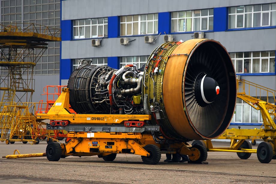 Двигатель CF6-80 для Boeing 767 авиакомпании «Аэрофлот»