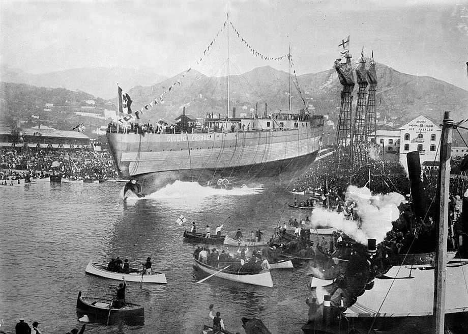 Launching of Giulio Cesare