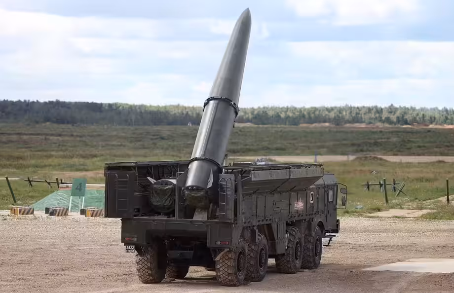 9P78-1 self-propelled launcher of the 9K720 Iskander-M OTRK