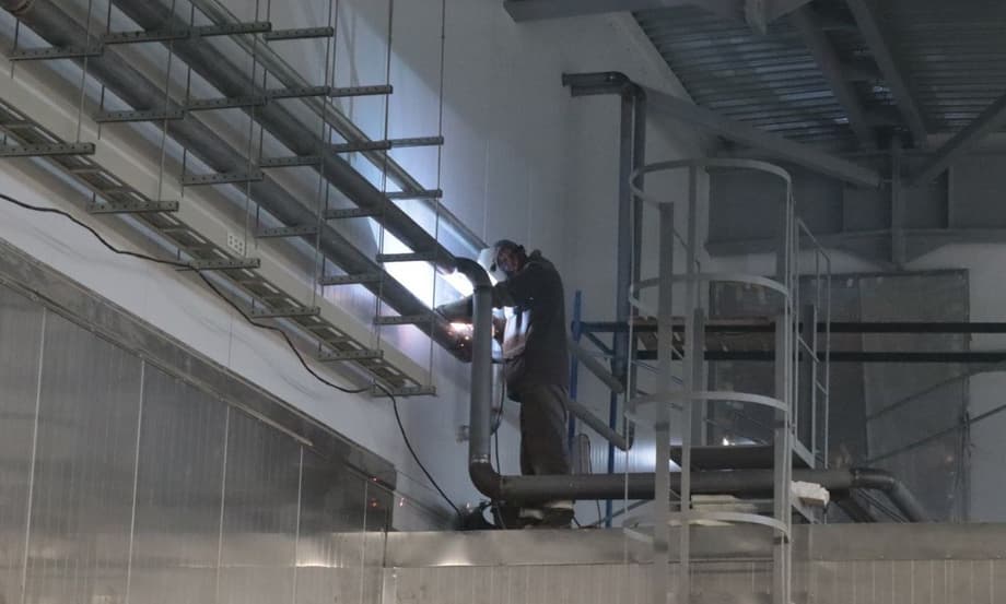 New electroplating shop at the "Mayak" plant