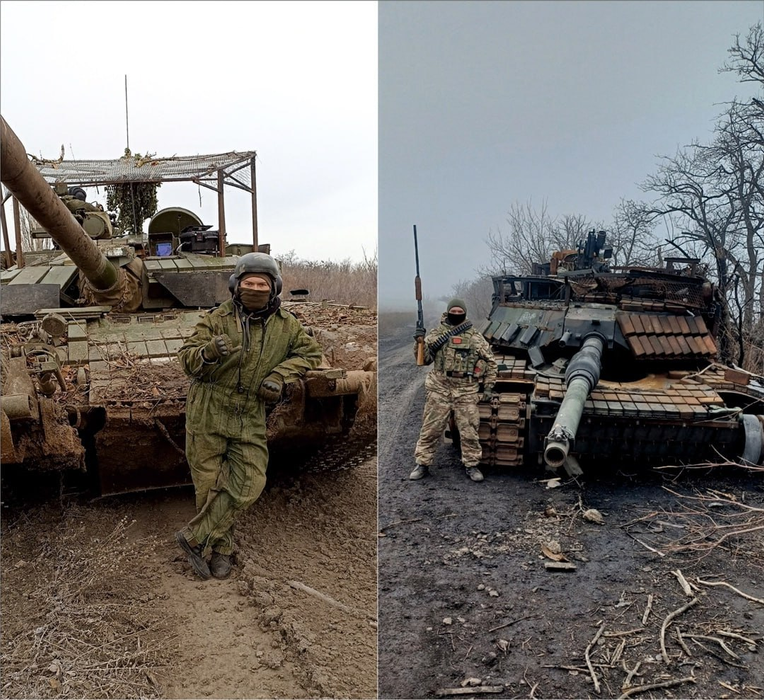 Т-80БВМ в полевых условиях