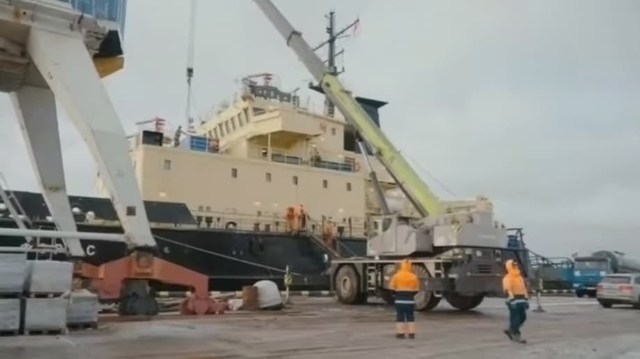 Railway terminal in Arkhangelsk