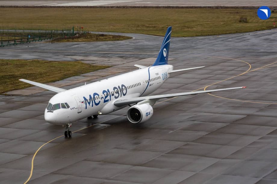 MC-21-310 made a flight from Irkutsk to Zhukovsky