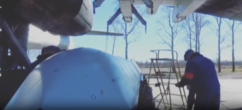 Загрузка Х-101 на Ту-95МС