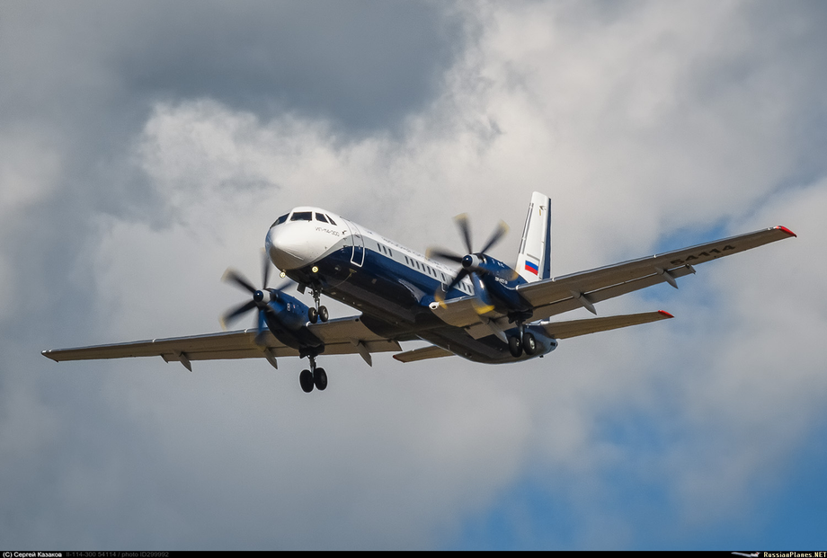 Ил-114-300, бортовой номер 54114. Собран в 2020 году на базе ранее эксплуатировавшегося Ил-114