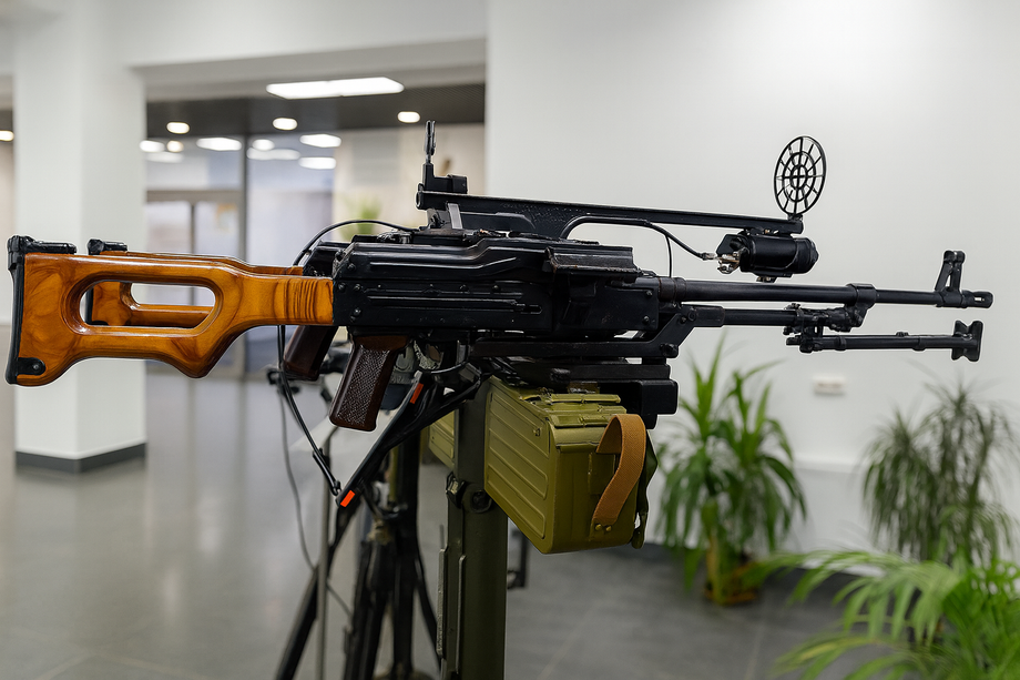 Пулемёты ПКМ установленные на&nbsp;тактической опоре