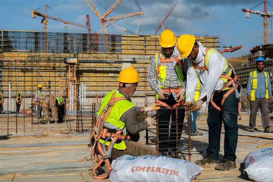 На стройплощадке АЭС «Аккую»
