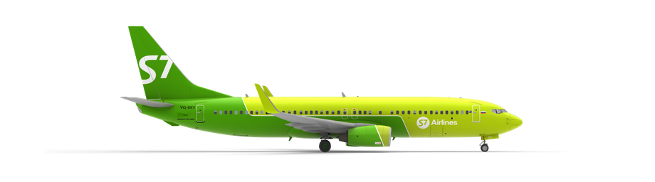 Boeing 737-800 of S7 Airlines fleet