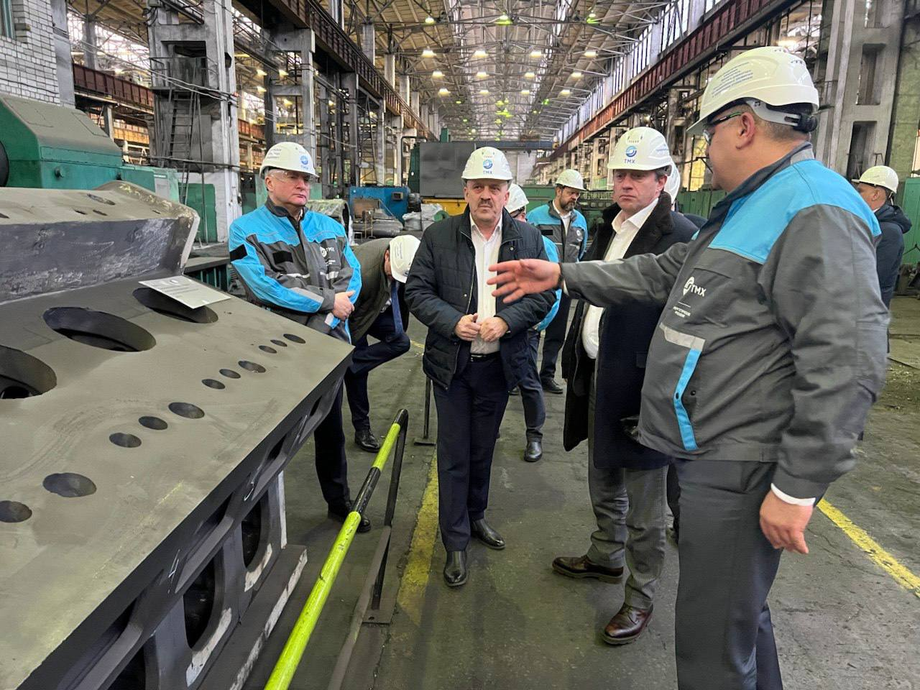 Inspection of castings at the &nbsp;"Petrozavodskmash" enterprise