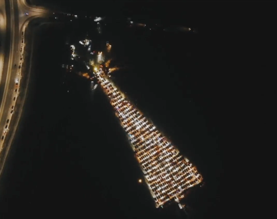 Car tree in the Krasnoyarsk Territory in 2024