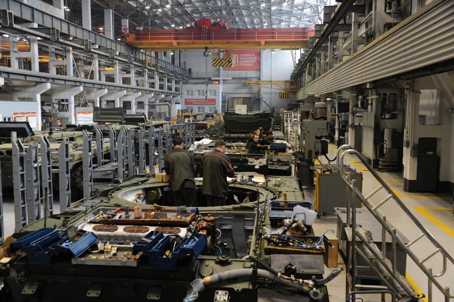 Tank production at UVZ