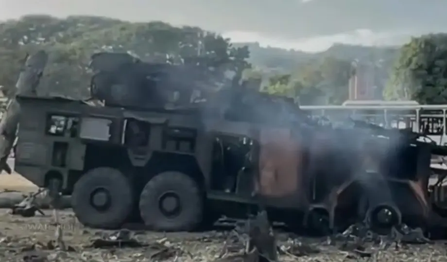 Destroyed SAM "Buk-M2E"