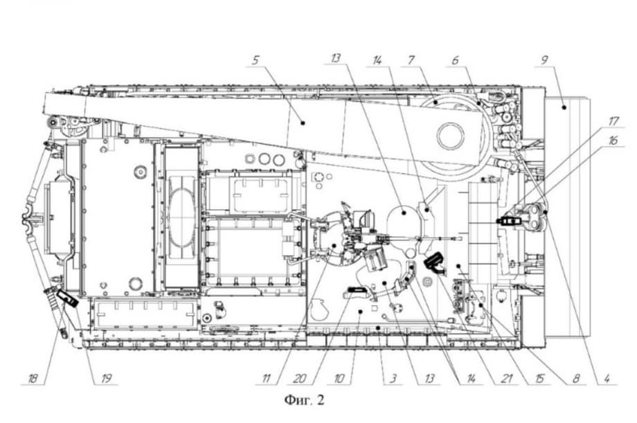 Концепт РЭМ на базе газотурбинного Т-80 с системой видеонаблюдения
