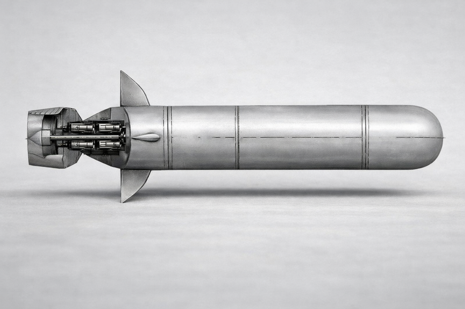 Концепт&nbsp;подводного дрона в форме торпеды для ВМФ