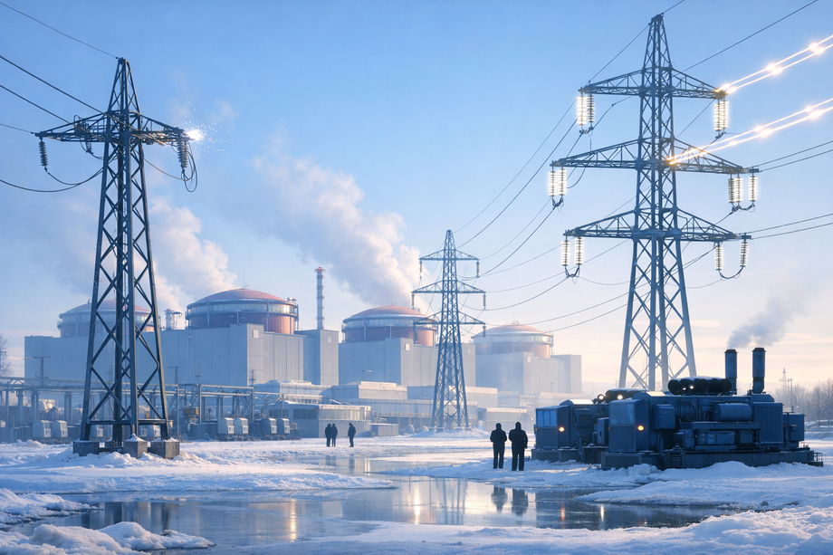 Запорожская АЭС по версии ИИ