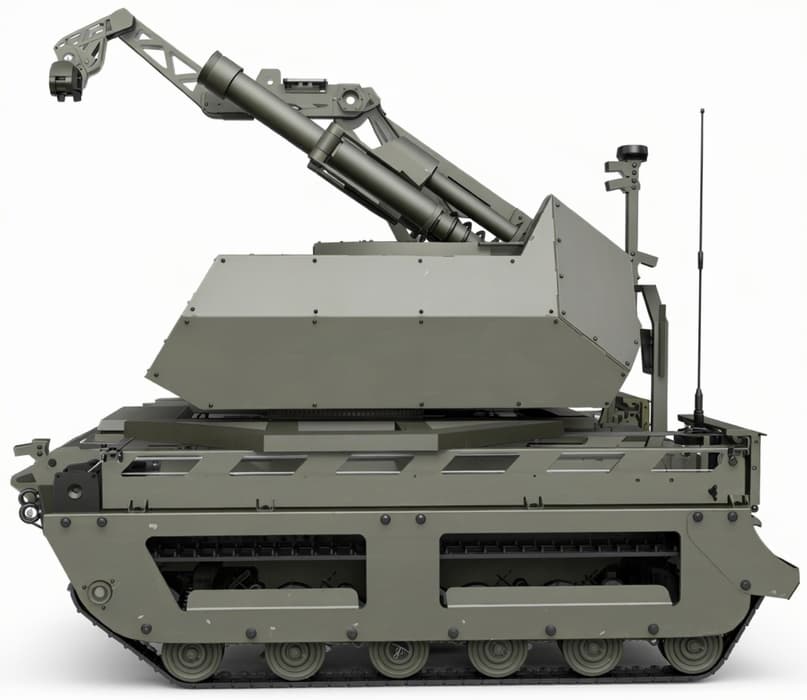 НРТК «Курьер» с миномётным комплексом