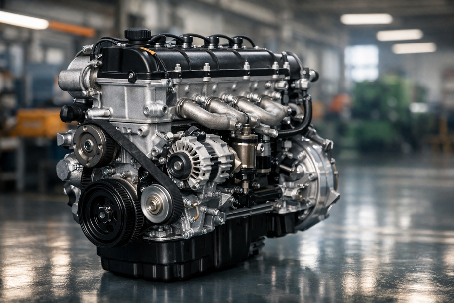 ZMZ-406 engine as envisioned by a neural network