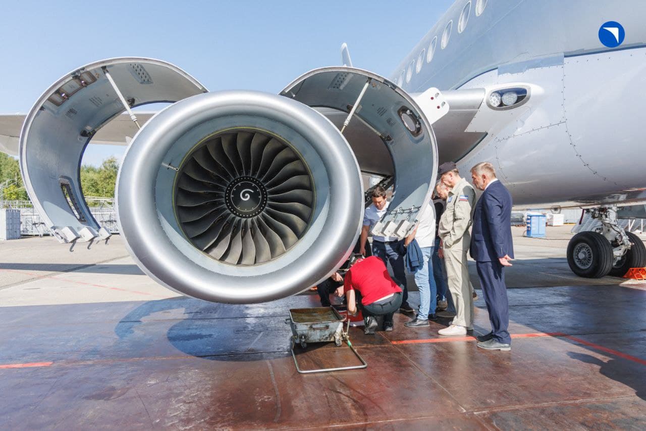 Двигатель ПД-8 на SJ-100&nbsp;