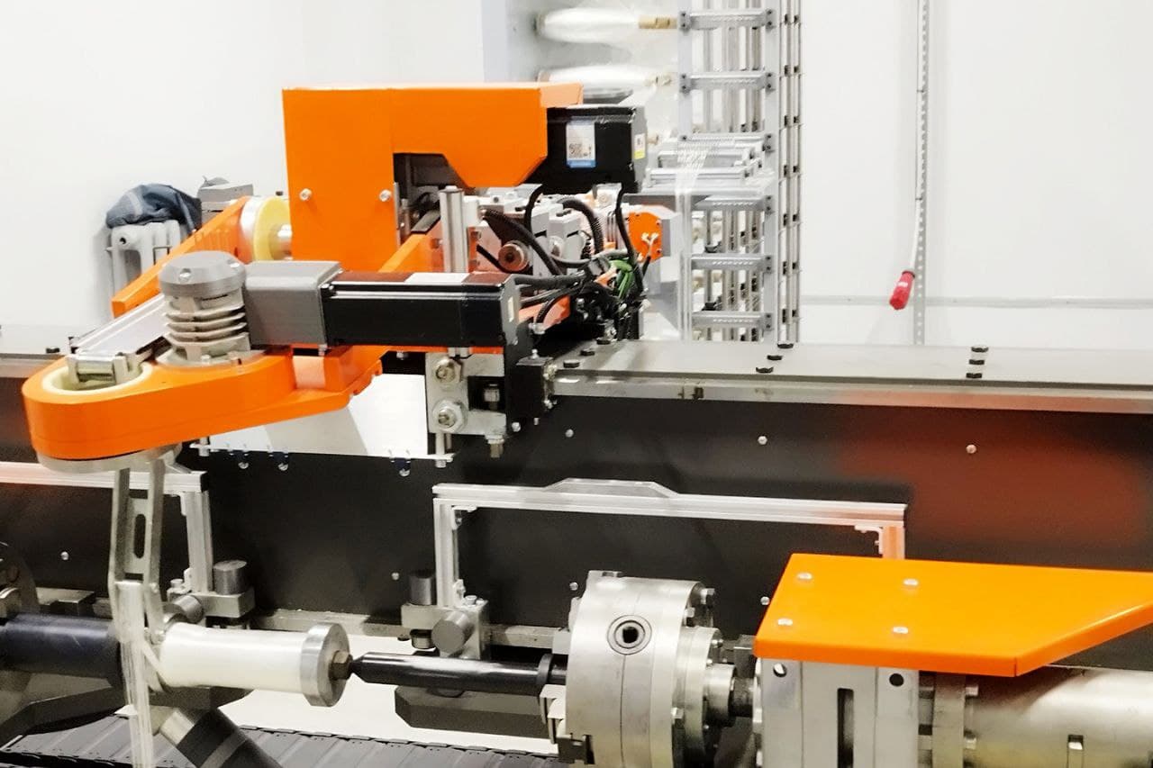 Winding machine at the Kirov "Mayak" plant