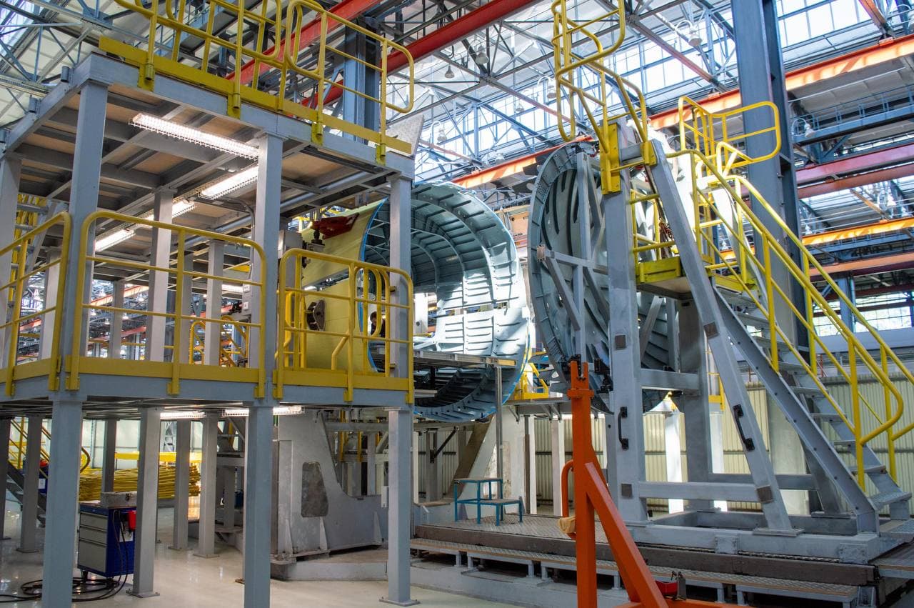 Подкилевой отсека самолёта МС-21-310&nbsp;