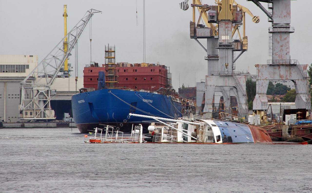 Затонувший буксир «Капитан Ушаков» проекта 23470